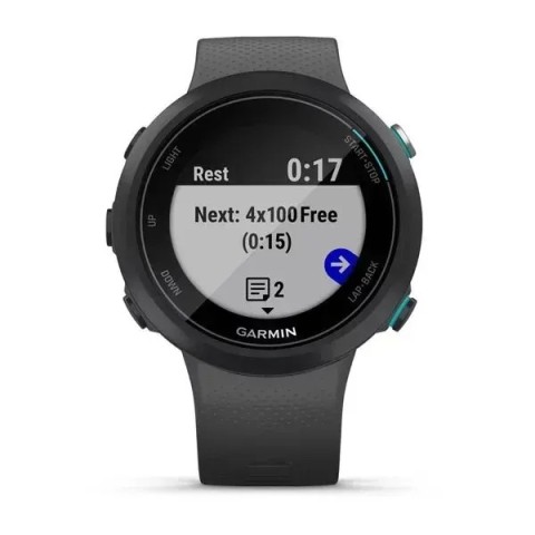 Смарт-годинник Garmin Swim 2 з чорним ремінцем