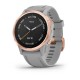 Смарт-годинник Garmin fenix 6S Pro Sapphire рожево-золотистий з сірим ремінцем