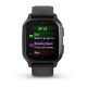 Смарт-годинник Garmin Venu Sq 2 Music Edition чорний з грифельним безелем