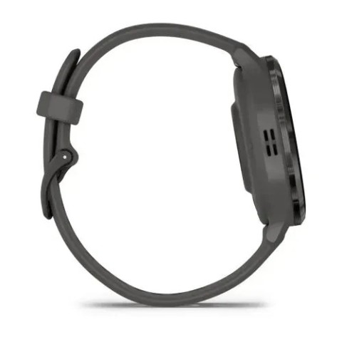 Смарт-годинник Garmin Venu 3s сірий зі сланцевим сталевим безелем і силіконовим ремінцем