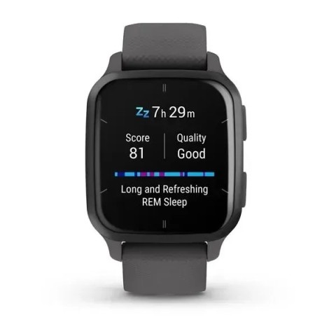 Смарт-годинник Garmin Venu Sq 2 сірий з грифельним безелем