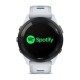Смарт-годинник Garmin Forerunner 265 з чорним безелем, білим корпусом та білим/синім силіконовим ремінцем