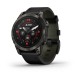 Смарт-годинник Garmin epix Pro Gen 2 Sapphire Edition (47мм) карбоново-сірий титановий DLC з чорним шкіряним ремінцем