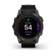 Смарт-годинник Garmin epix Pro Gen 2 Sapphire Edition (47мм) карбоново-сірий титановий DLC з чорним шкіряним ремінцем