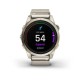 Смарт-годинник Garmin epix Pro Gen 2 Sapphire Edition (42мм) ніжно-золотистий з нейлоновим ремінцем кремового кольору