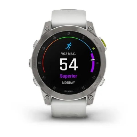 Смарт-годинник Garmin epix Gen 2 Sapphire білий титановий