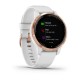 Смарт-годинник Garmin vivoactive 4S білий з рожево-золотистим безелем