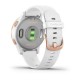 Смарт-годинник Garmin vivoactive 4S білий з рожево-золотистим безелем