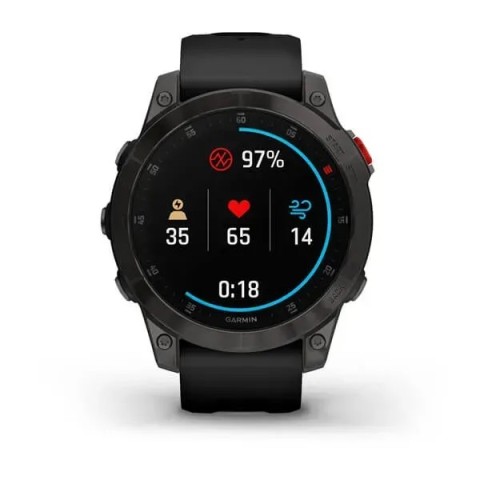 Смарт-годинник Garmin epix Gen 2 Sapphire чорний титановий