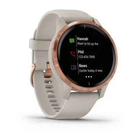Смарт-годинник Garmin Venu світло-пісочний з рожево-золотистим безелем