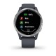 Смарт-годинник Garmin Venu синій граніт зі сріблястим безелем