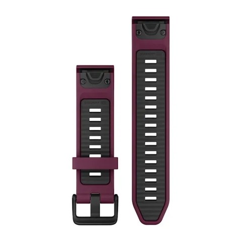 Ремінці для годинника Garmin QuickFit 20 силіконові мерло/графітові