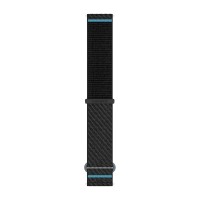 Швидкозмінні ремінці Garmin ComfortFit тканинні (20 мм) чорні/блакитні
