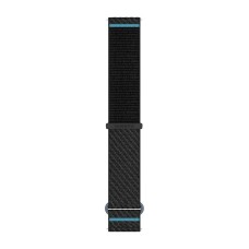 Швидкозмінні ремінці Garmin ComfortFit тканинні (20 мм) чорні/блакитні
