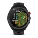 Смарт-годинник Garmin Approach S70 (47 мм) з чорним керамічним безелем та чорним ремінцем