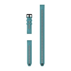 Ремінці для годинника Garmin QuickFit 20 силіконові бірюзові (із 3 частин, для дайвінгу)