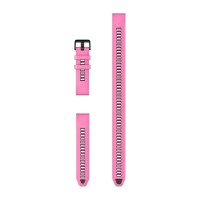 Ремінці для годинника Garmin QuickFit 20 силіконові рожеві (із 3 частин, для дайвінгу)