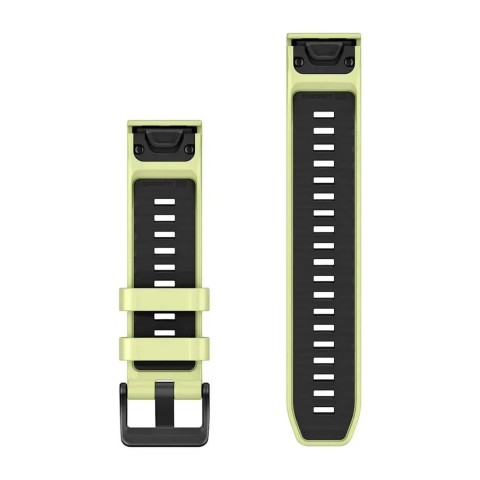Ремінці для годинника Garmin QuickFit 22 силіконові лимонно-жовтий (із 3 частин, для дайвінгу)