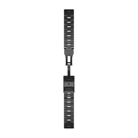 Ремінець для годинника Garmin QuickFit 22 титановий з вентиляцією, з карбоново-сірим DLC-покриттям