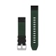 Ремінці для годинника Garmin QuickFit 22 MARQ GEN2 Collection шкіряні/FKM, чорні/зелені