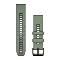 Ремінці для годинника Garmin QuickFit 22 силіконові верба/графітові