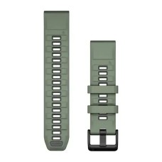 Ремінці для годинника Garmin QuickFit 22 силіконові верба/графітові