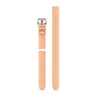 Ремінці для смарт-годинника Garmin QuickFit 22 силіконові, кольору рожева мушля (із 3 частин, для дайвінгу)