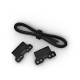 Ремінець для смарт-годинника Garmin QuickFit 26 регульований банджі-шнур Black