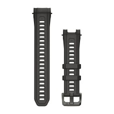 Змінні ремінці для смарт-годинника Garmin Instinct 3 – 45 мм/Instinct Crossover AMOLED (22 мм) силіконові, вугільний