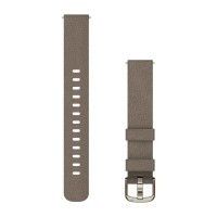 Швидкозмінні ремінці для смарт-годинника Garmin 14 мм нейлонові Coffee/cream gold