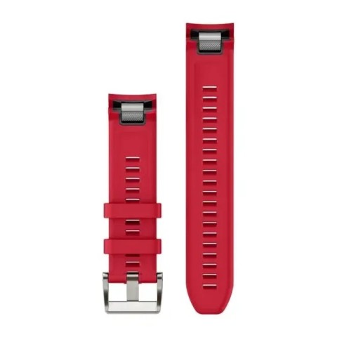 Ремінці для годинника Garmin QuickFit 22 MARQ GEN2 Collection силіконові плазмово-червоні