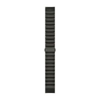 Ремінець для годинника Garmin QuickFit 22 гібридний титаново-силіконовий карбоново-сірий DLC