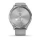 Смарт-часы Garmin vivomove 3 с серебристым безелем и пыльно-серым ремешком