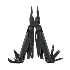 Мультиинструмент LEATHERMAN Surge BLACK, синтетический чехол, картонная коробка