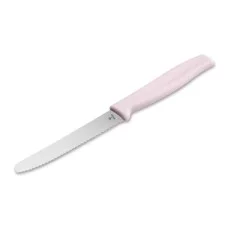 Серрейторный кухонный нож Boker Sandwich Knife, розовый