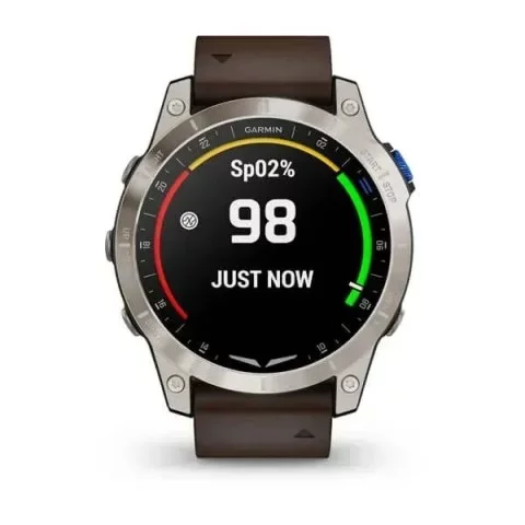 Смарт-часы Garmin D2 Mach 1 с коричневым ремешком Оксфорд