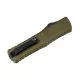 Ніж Microtech Combat Troodon Gen III OTF Iinterceptor, чорний клинок, руків'я OD green