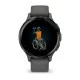 Смарт-часы Garmin Venu 3s серые со сланцевым стальным безелем и силиконовым ремешком