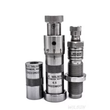Wilson Die Kit to include Plastic Case w/SSBS-BFLD-CG - Матрици для релоадинга (фул-сайз бушинговая, нажимная посадочная, компаратор)