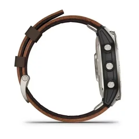 Смарт-часы Garmin D2 Mach 1 с коричневым ремешком Оксфорд