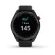 Смарт-часы Garmin Approach S42 темно-серые с черным ремешком