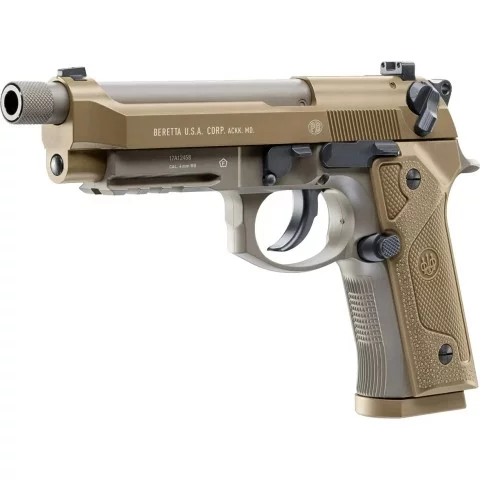 Пистолет страйкбольный Umarex Beretta M9A3 FM Blowback СО2 кал. 6 мм ВВ. FDE