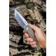 Ніж складаний туристичний Ruike P138-W, (9 см) 14C28N / G10 бежевий