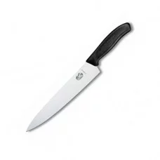 Кухонний ніж Victorinox SwissClassic Carving лезо 22см з чорн. ручкою (блістер)