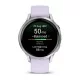 Смарт-часы Garmin Venu 4 (41 мм) серебристый с силиконовым ремешком барвинкового цвета