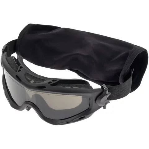 Маска-очки баллистическая Wiley X Spear Dual. 3 линзы (Grey/Clear/Rust) Black