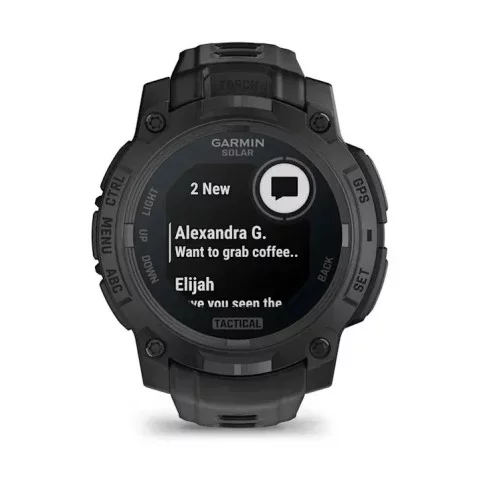 Garmin Instinct 3 (45 мм) Solar Tactical Edition черный