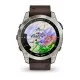 Смарт-часы Garmin D2 Mach 1 с коричневым ремешком Оксфорд