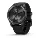Смарт-часы Garmin vivomove Trend с грифельным стальным безелем, черными корпусом и ремешком