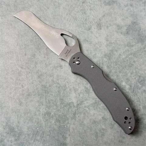 Нож Spyderco Gooney, 9Cr14MoV, G-10 ц:gray